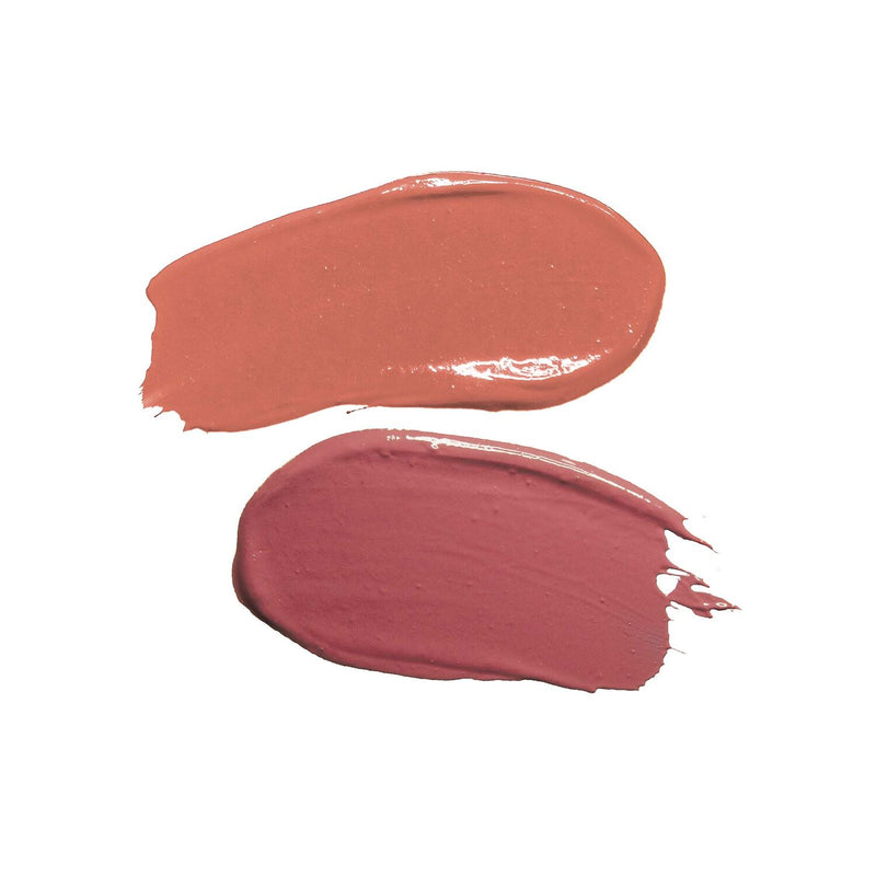 Get cheeky all over cheek glow blush duo mad about mauve texture